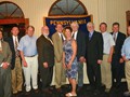 Section Past Chairs: (L-R) Ken Levitz, Peter Haentjens, John Ackerman, Mike Korb, De Ann Miller, Leonard Lentz, David Mazaika, Jason Tarnoski, John Voigt, Walter Kaufman, Hank Zielinski.