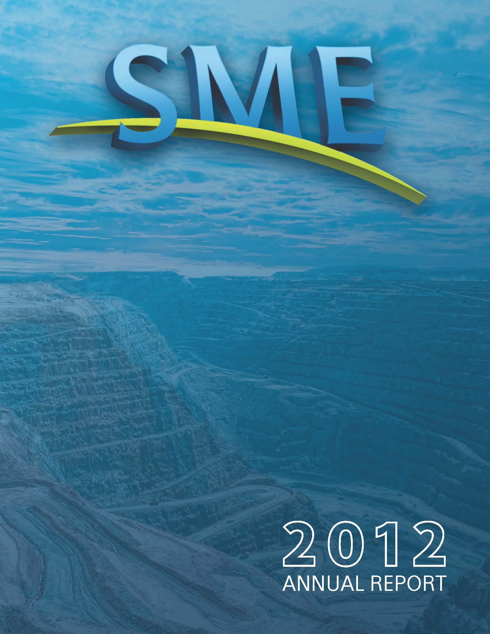 SME 2012 Annual Report cover