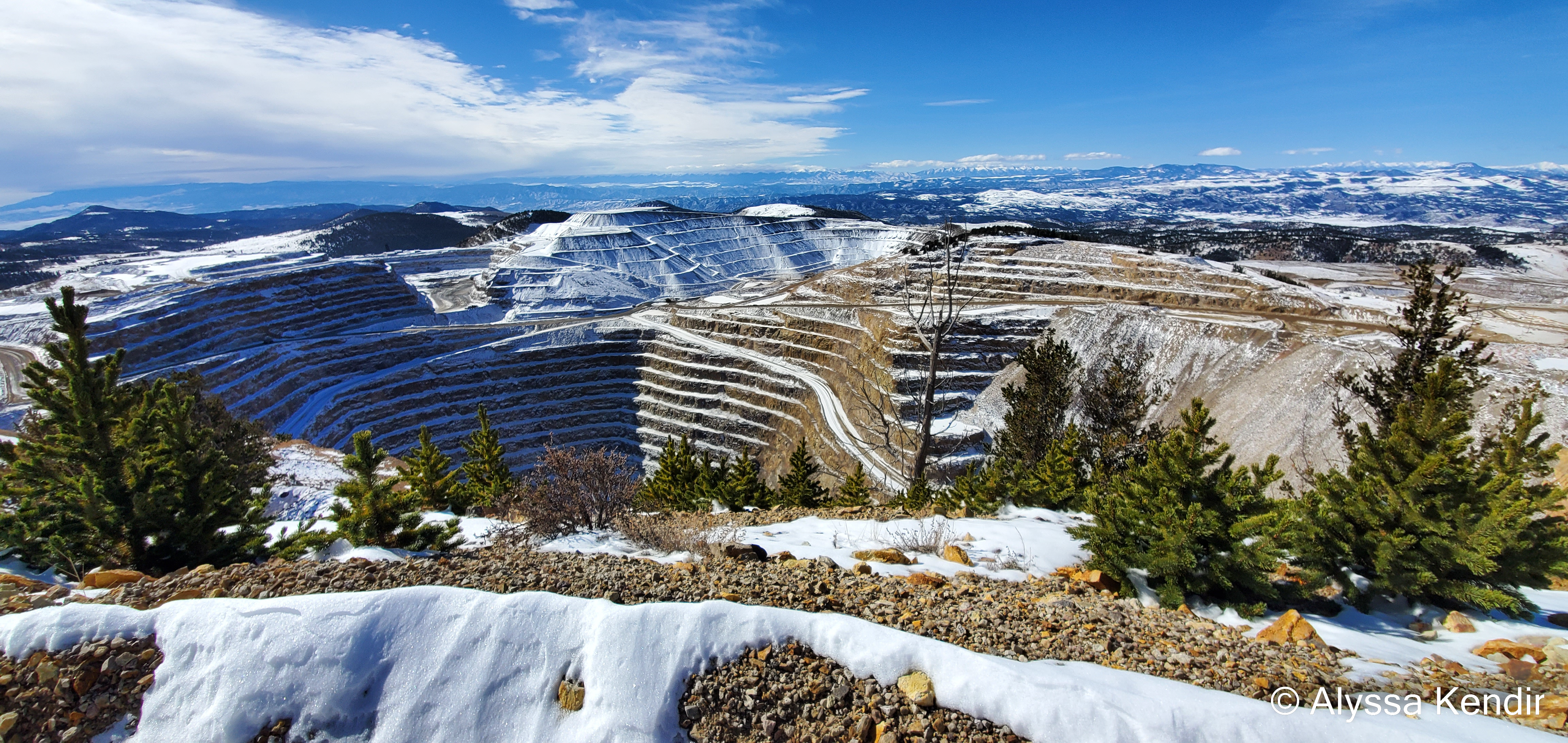 Honorable mention photo by Alyssa Kendir : Cripple Creek & Victor Overlook
Newmont's Cripple Creek & Victor Gold Mine during winter, taken from the public access overlook

